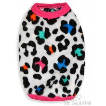 Свитер махровый "Леопард" Малина