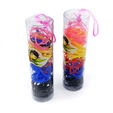 Резинка в тубусе цветная яркая силиконовая для собак