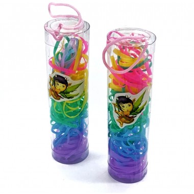 Резинка в тубусе цветная светлая силиконовая для собак 