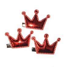 Заколка Корона Красная 